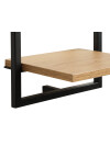 Estante pared TRAPPEDAL 2uds color roble Estante pared TRAPPEDAL 2uds color roble