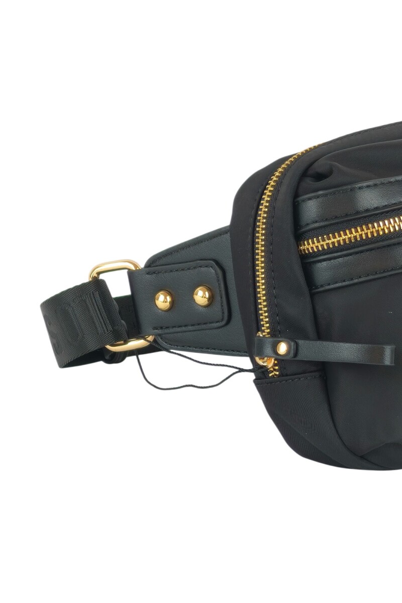 Riñonera con bolsillos Negro