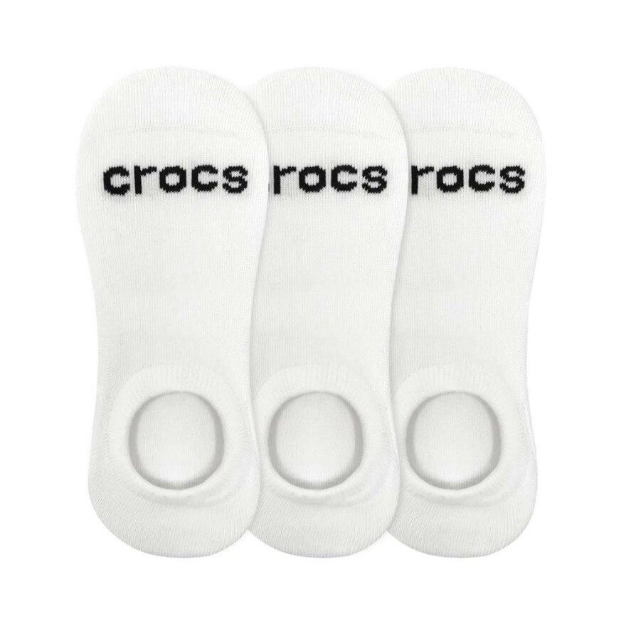 Medias Crocs Low Show (Solid) Unisex White