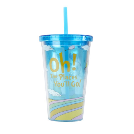 Vaso de acrilico con sorbito Vaso de acrilico con sorbito