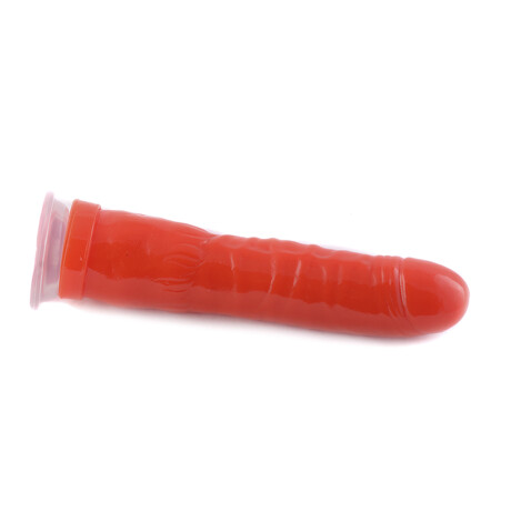 Consolador Banana Con Ventosa Rojo