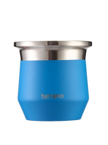 Mate Acero Flap Azul Eléctrico