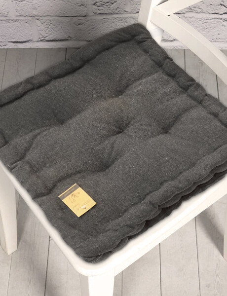 Almohadón Tatami Selecta en algodón 40x40cm Rayas gris