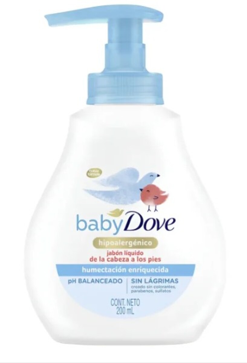 DOVE BABY JABON LIQ HUMECT ENRIQ 200 ML 