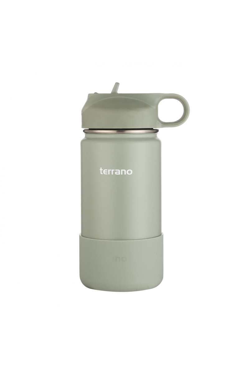 BOTELLA TERMICA TERRANO KIDS 350ML VERDE OLIVA
