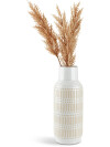 Jarrón GUSTAF Ø18xA47cm blanco Jarrón GUSTAF Ø18xA47cm blanco