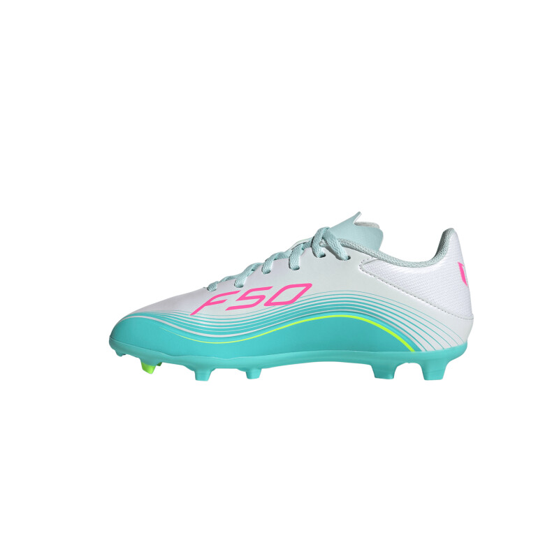 Championes adidas F50 Messi LEAGUE FG/MG de niño White Light Blue