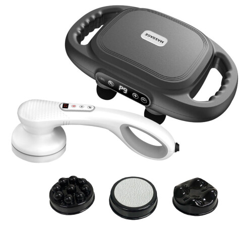 Masajeador Inalámbrico Portátil Ledstar Hm-2189 GRIS