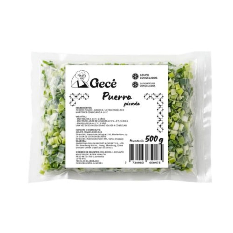 Puerro picado Gecé - 500 g Puerro picado Gecé - 500 g