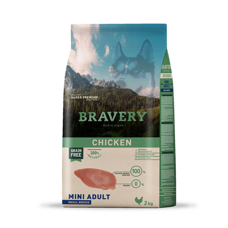 Bravery perro adulto raza pequeña 2.0 kg