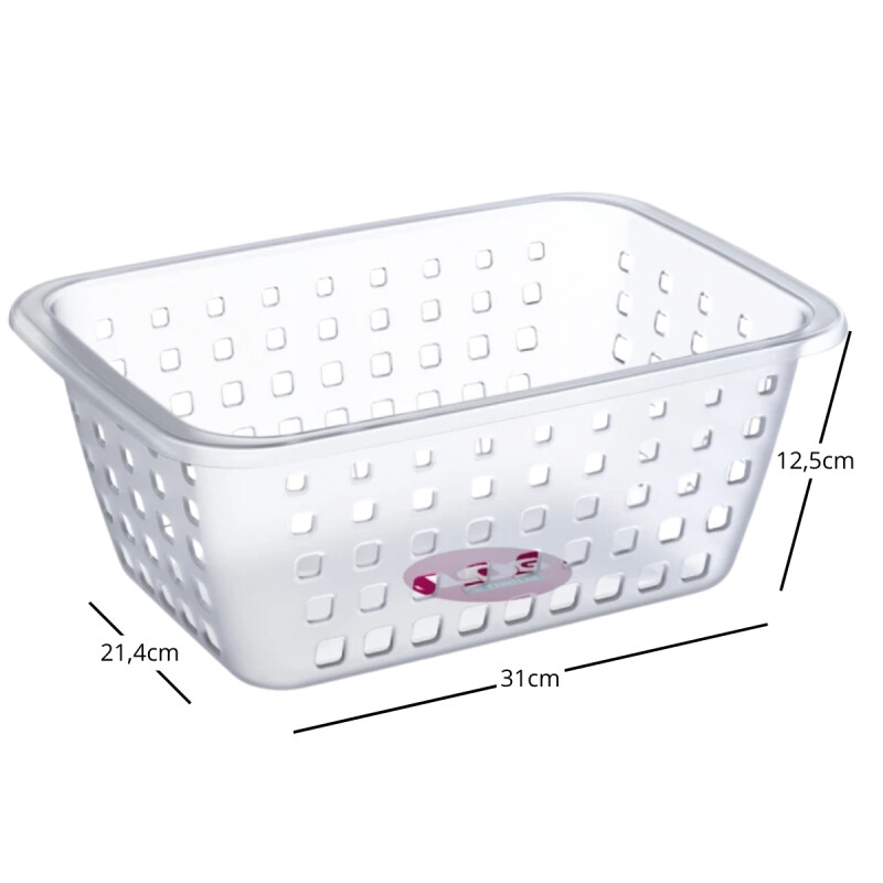 Cesto grande 5,2 lts TRANSPARENTE