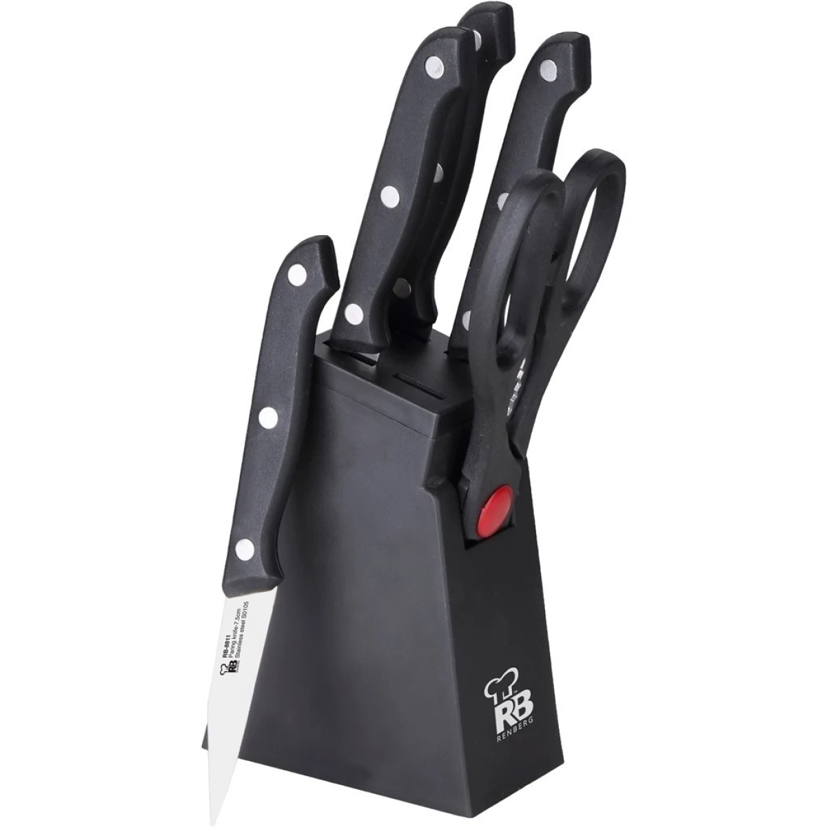 SET 6 CUCHILLOS ACERO INOX BONN RB 