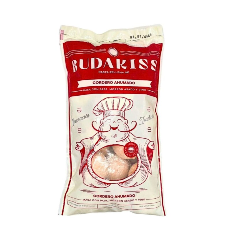 BUDA KISS PASTA RELLENA DE CORDERO AHUMADO CON MASA DE PAPA, MORRON ASADO Y VINO 750GRS BUDA KISS PASTA RELLENA DE CORDERO AHUMADO CON MASA DE PAPA, MORRON ASADO Y VINO 750GRS