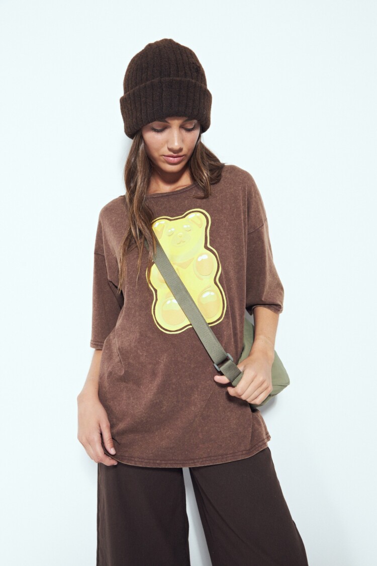 REMERA PEPEROMIA Chocolate