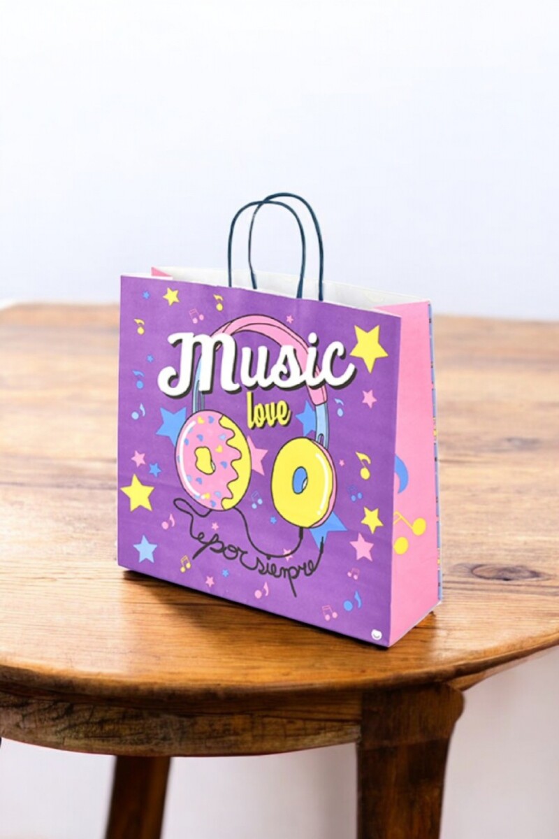 Bolsa 32x10x30 cm. - MUSIC POP 
