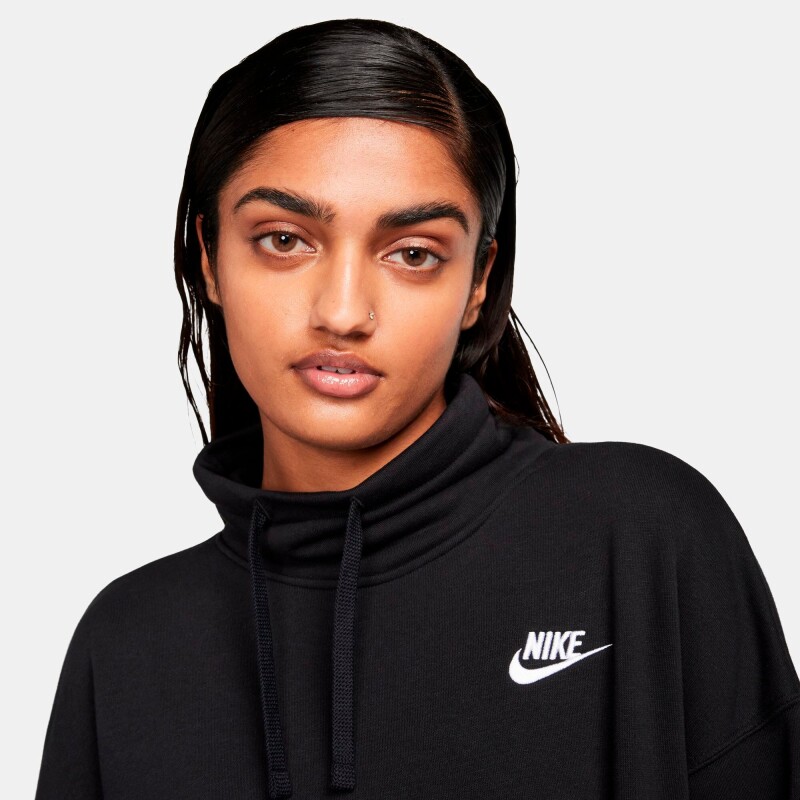 Abrigo Nike Sportswear Club Fleece de Mujer Negro