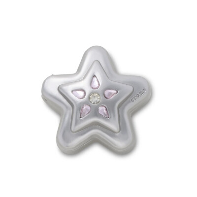 Jibbitz Charm™ Silver Star Locket Multicolor