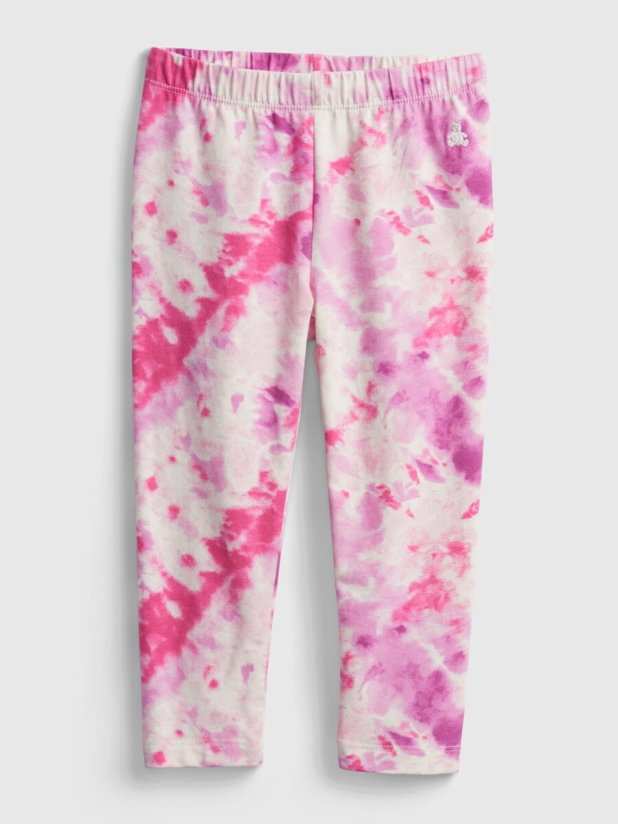 Calza Estampada Toddler Niña - Pink Tie Dye 
