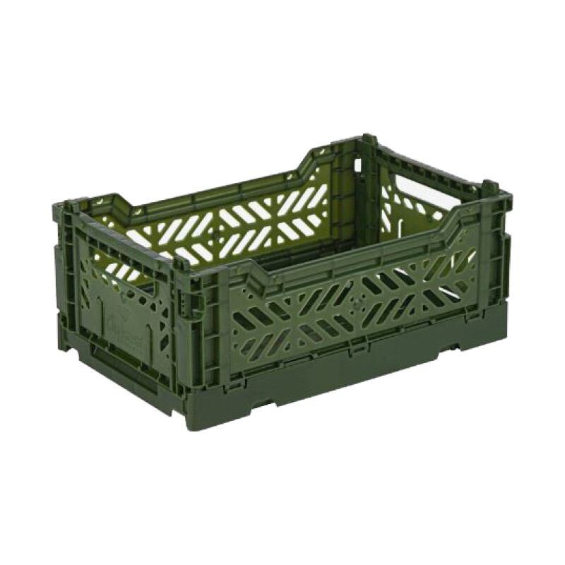 Caja organizadora plegable y apilable Mediana Khaki