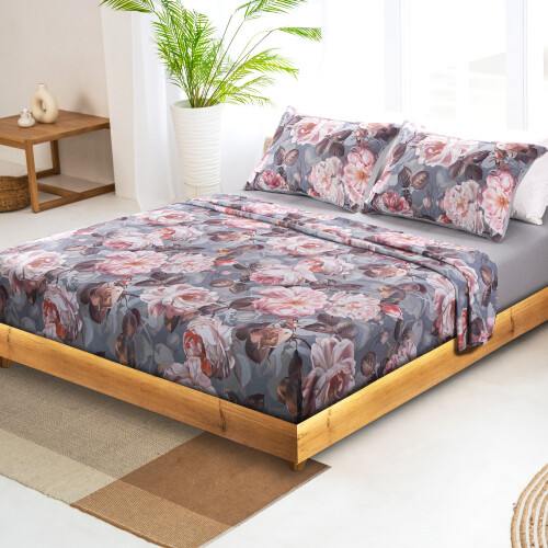 JUEGO DE SABANAS LANCASTER DIGITAL PRINT PRIMAVERA QUEEN