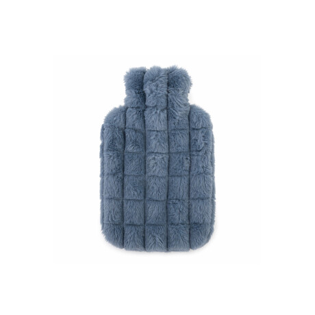 Bolsita de Agua Caliente 1L con Funda de Peluche Suave Azul