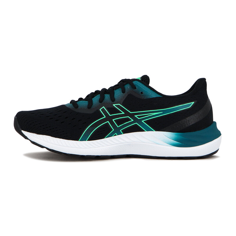 Asics Gel-excite 8 Hombre Negro-verde Esmeralda