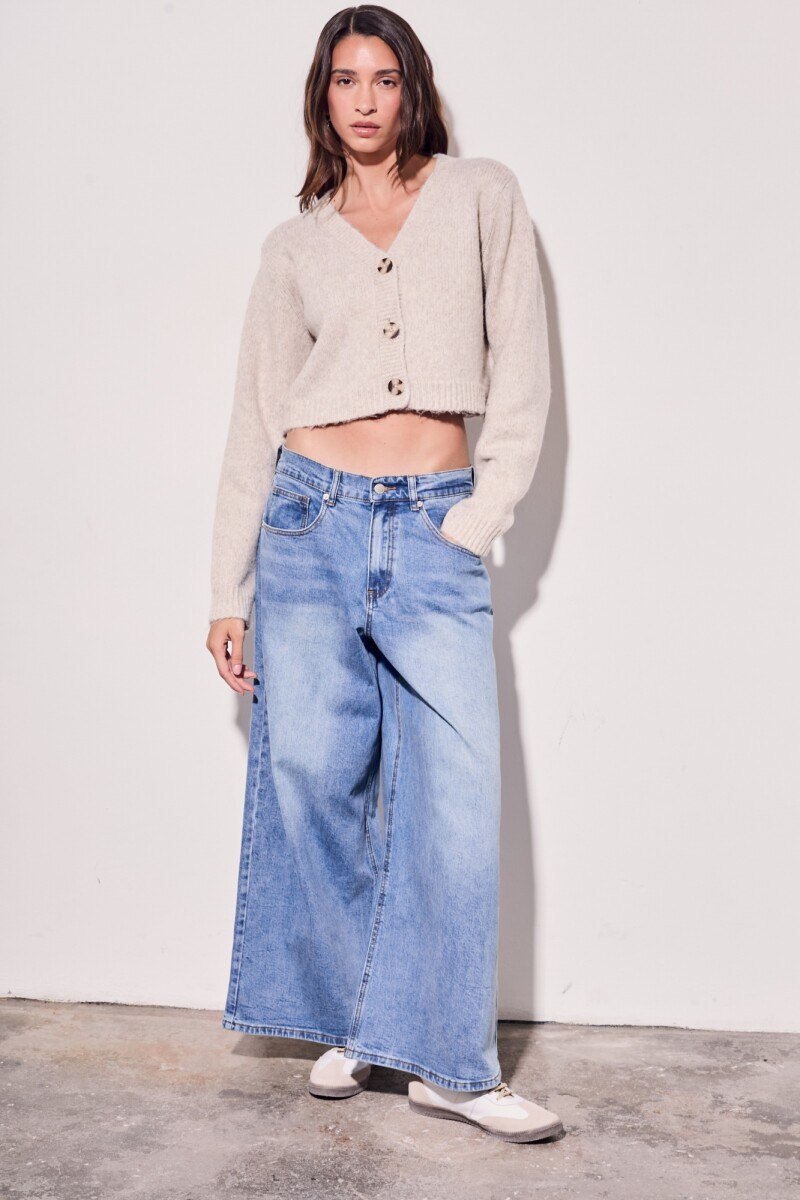 Cardigan Beige Melange