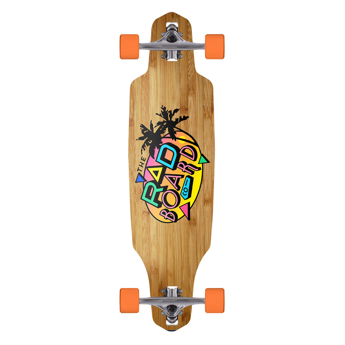 Longboard Rad Drop Through 36" x 9" Modelo Bamboo Cabin 