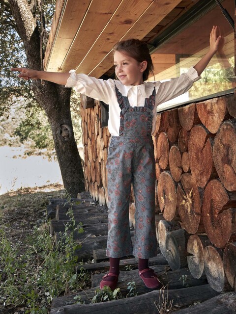 Pantalon Con Tirantes Petroleo