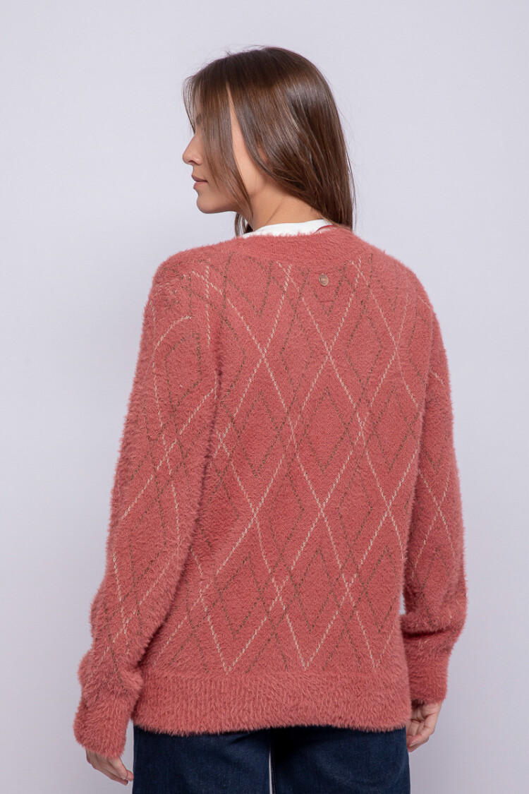 CARDIGAN LIVIA Rosa Cuarzo