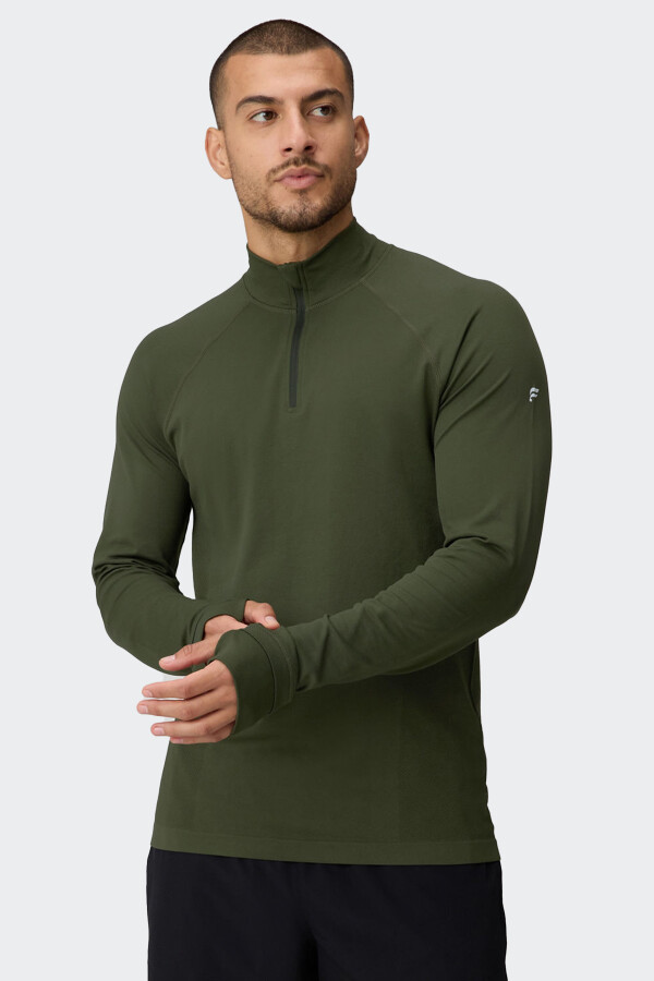 Remera Fabeltics Manga Larga The Training Day Verde