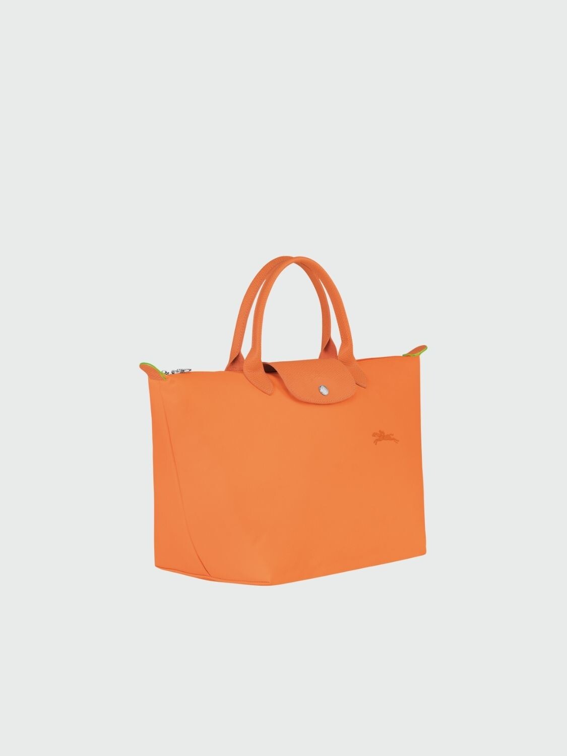LONGCHAMP - Tote Bag Le Pliage Green M Naranja
