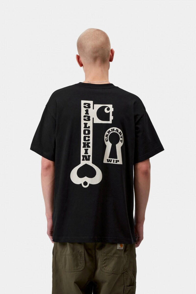 S/S Locked T-Shirt Negro