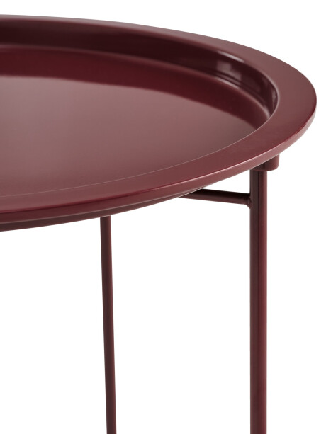 Mesa auxiliar RANDERUP Ø47 bordeaux Mesa auxiliar RANDERUP Ø47 bordeaux