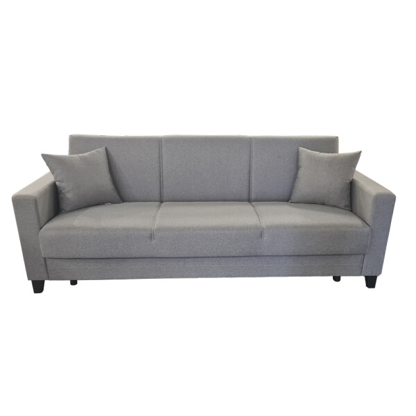 SOFÁ CAMA 3 LUGARES MODELO PALOMA COLOR GRIS Sofá Cama 3 Lugares Modelo Paloma Color Gris