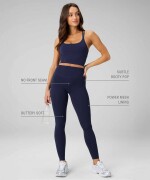 Leggings The No-Seam PureLuxe TLC Mujer Deep Navy