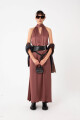 VESTIDO ARRUGADO Violeta