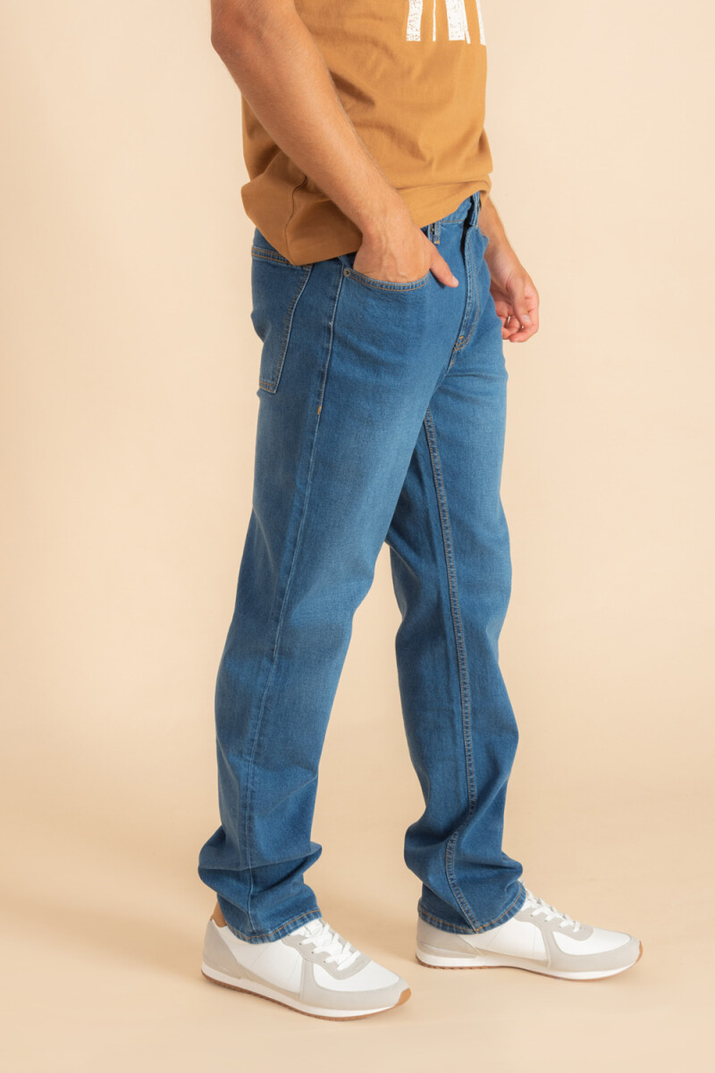 Pantalón de Jean Clásico Azul