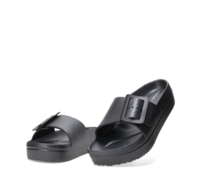 Sandalias de Mujer Miss Carol Erni Con Hebillas Negro