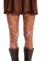 Medias Floral Rosa