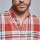 Camisa franela terracota