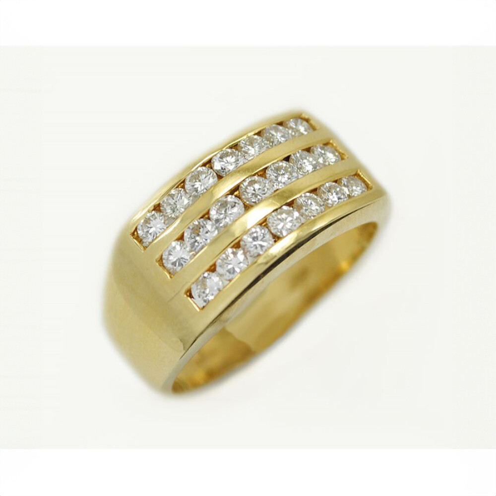 Anillo De Oro 18K Con Brillantes Anillo De Oro 18K Con Brillantes