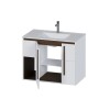 Mueble de baño suspendido Anturio Blanco 80cm bacha loza Mueble De Baño Suspendido Anturio Blanco 80cm Bacha Loza