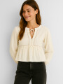 Blusa Teseo Marfil / Off White