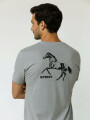 Remera Fado Gris Melange Medio