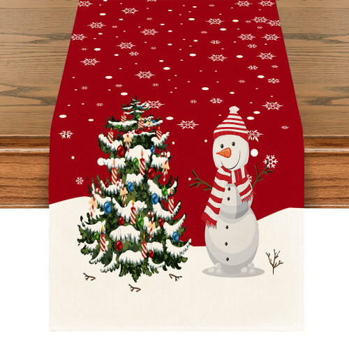 Sendero navideño 33x200 cms Rojo