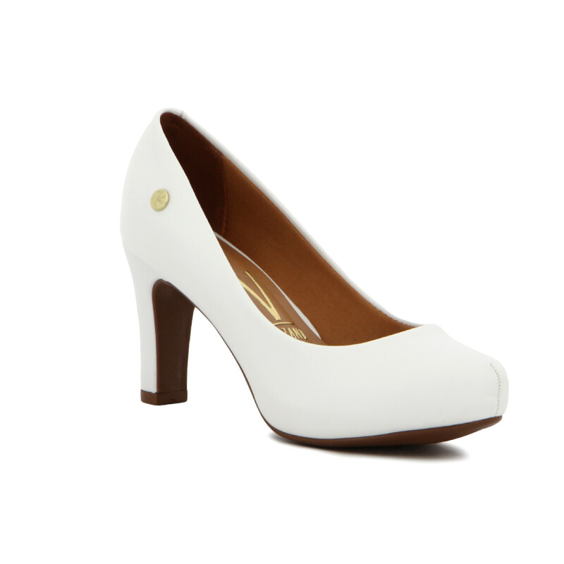 Vizzano Zapato Clasico Taco Medio Punta Redonda Blanco