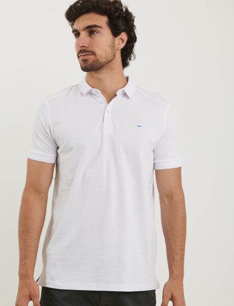 520678 REMERA HARRINGTON LABEL Blanco