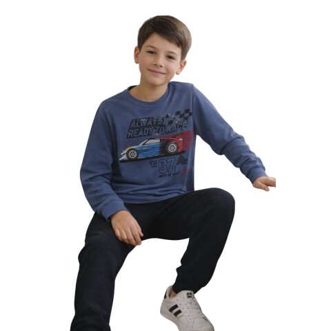 CONJUNTO 4-10 AZUL NEGRO