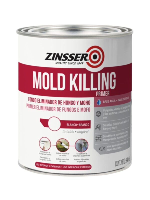 ZINSSER MOLD KILLING IMPRIMANTE ANTIHONGOS- 3.75 LTS N/A
